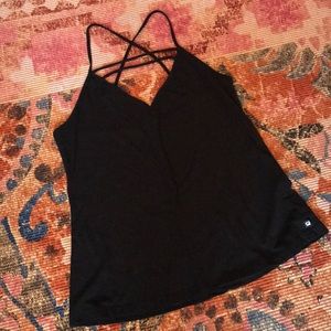 Fabletics Black Strappy Top